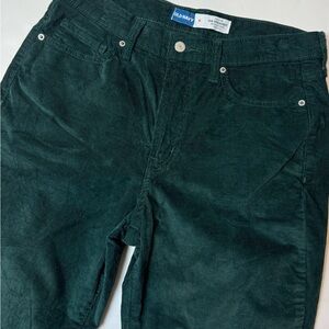 OLD NAVY OG Straight Secret Smooth Pockets High-Rise Corduroy Jeans Size 8